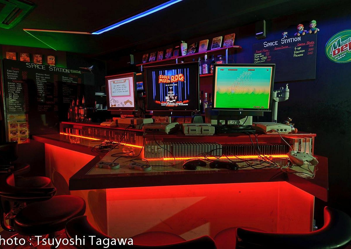 心斎橋Space Stationの真実！レトロゲームバーの料金と評判