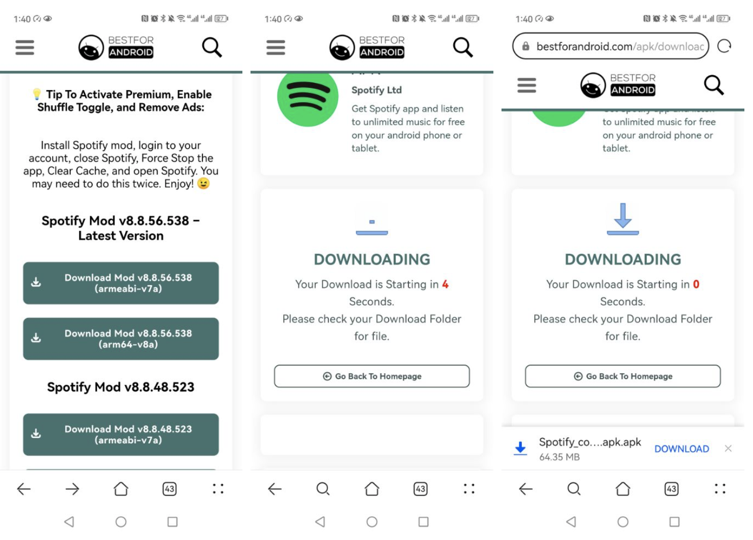 Spotify X Mod Apk Premium Unlocked
