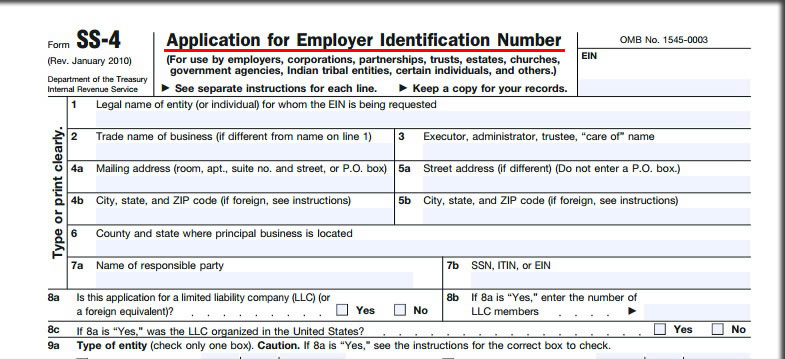 Find Your Employer Identification Number