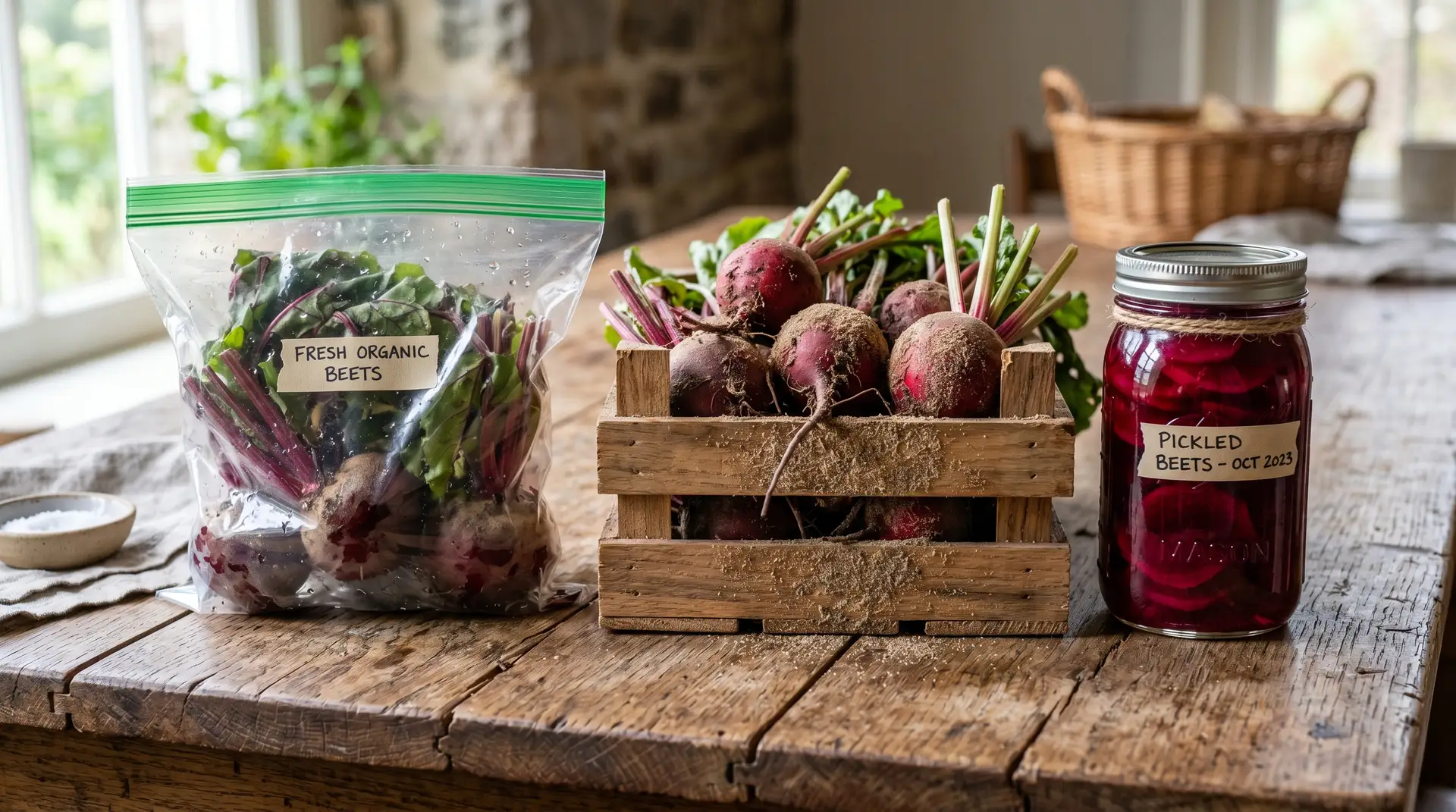 How to Store Red Beets