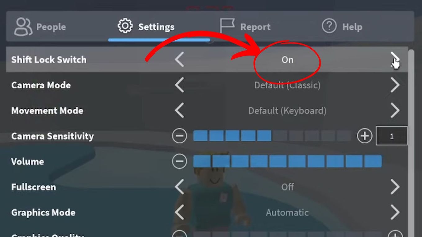 How to Turn off Shift Lock Roblox Pc