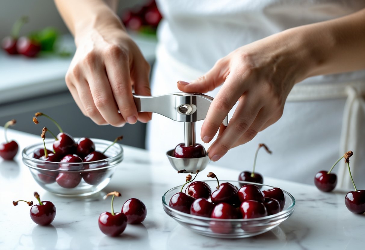 How to Pit Cherries Fast