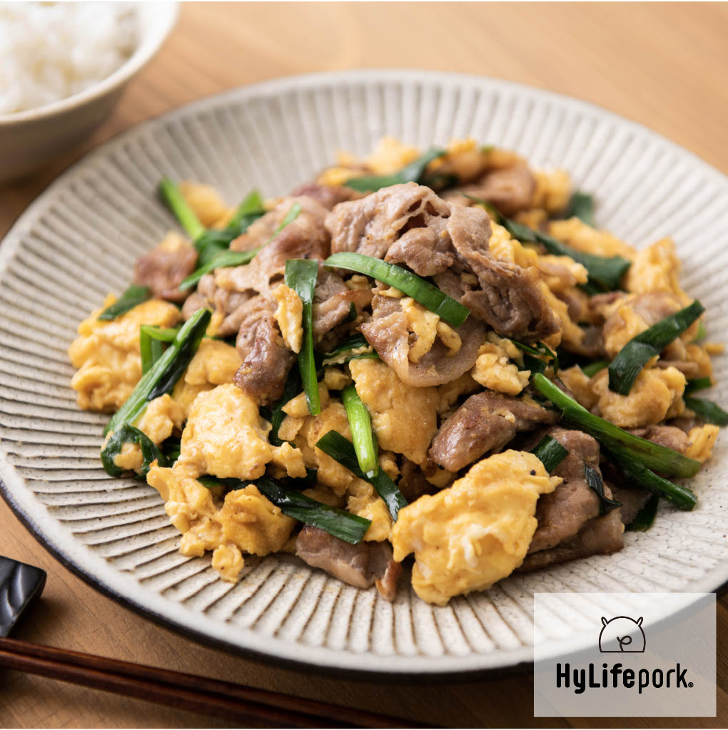 豚肉ニラ玉が水っぽくならない！プロ直伝ふわとろ卵と黄金比タレ