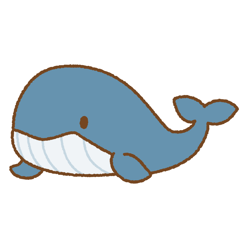 クジラのイラスト無料素材集＆描き方ガイド！商用利用の注意点も
