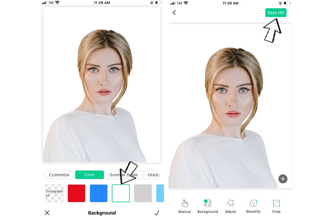 How to Change Background to White