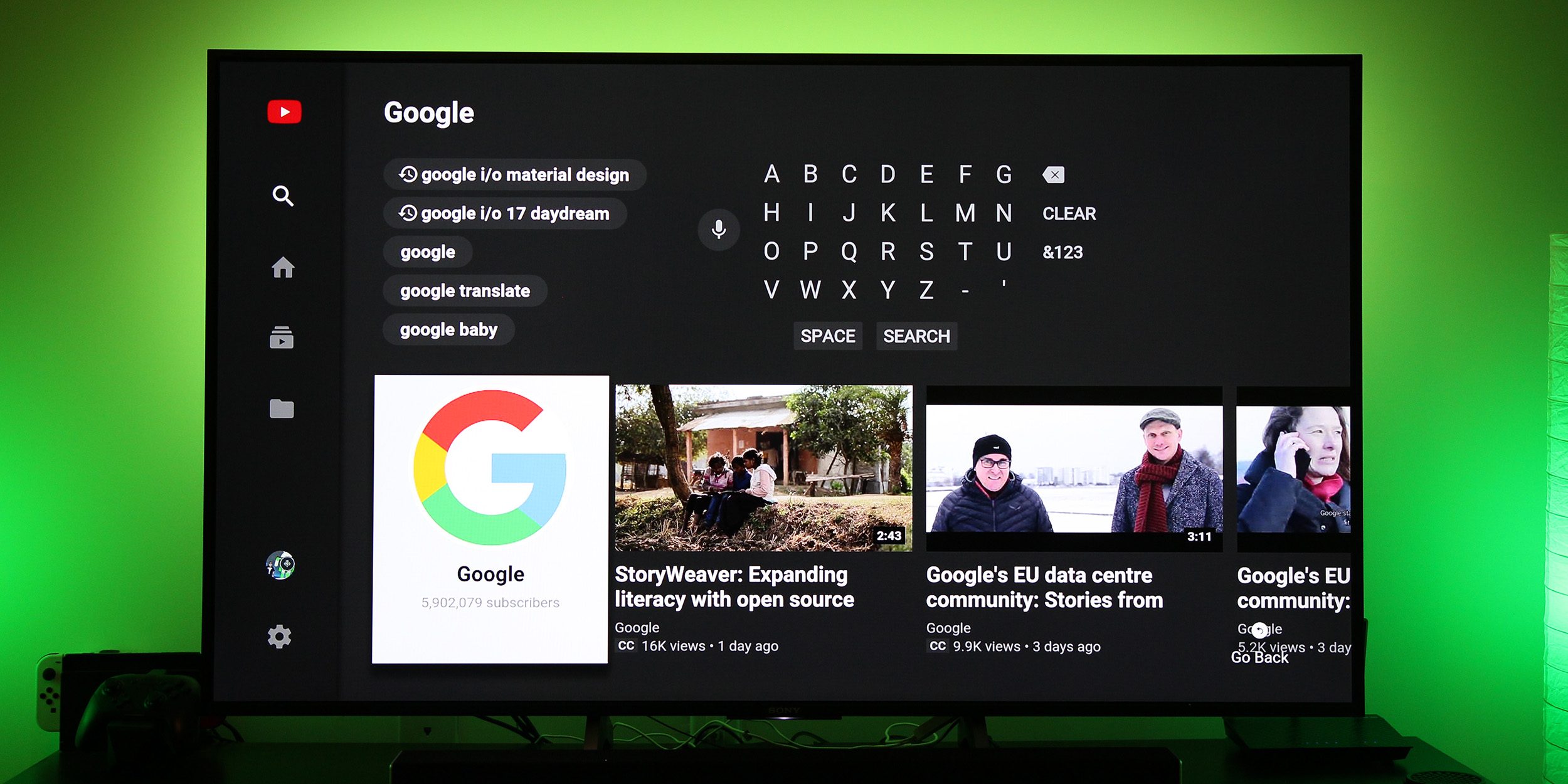 Youtube for Android Tv