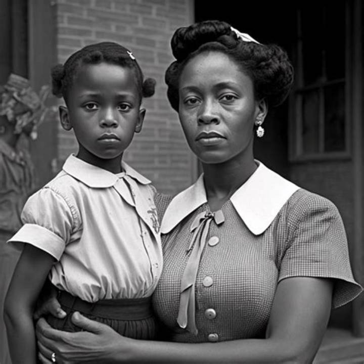 Black Mother with Her Children: Strength, Context, and Real-Life Stories