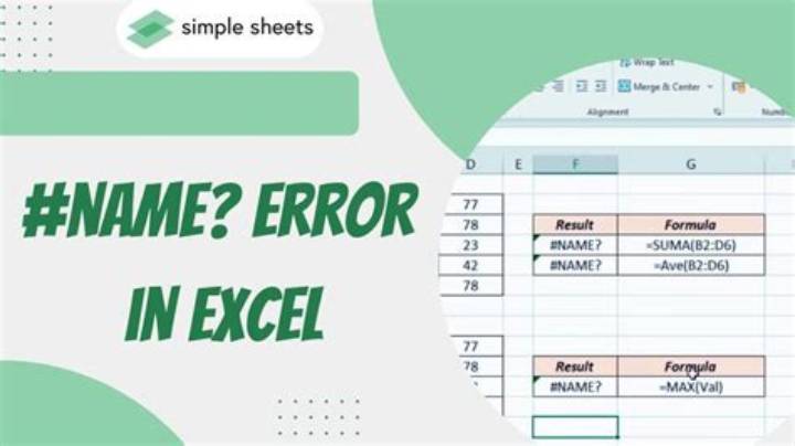 Excelの「#Name? 」エラーとは？原因と直し方を実例で解説