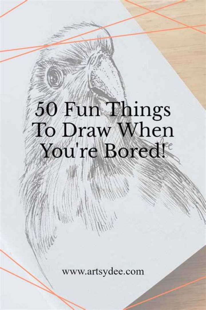 What to Draw When Bored: 60 Easy Ideas to Keep Your Pencil Moving